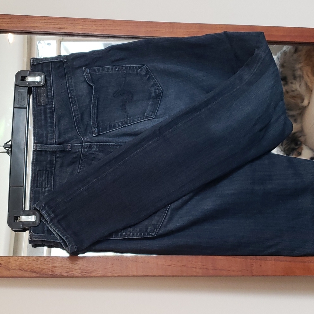 AG Farrah high rise skinny dark denim 27